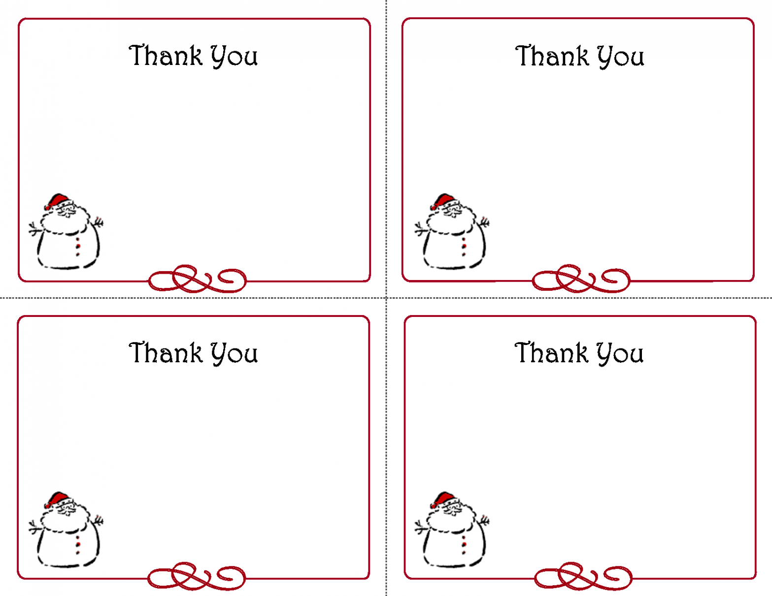 free thank you cards printable  Free Printable Holiday Gift Tags