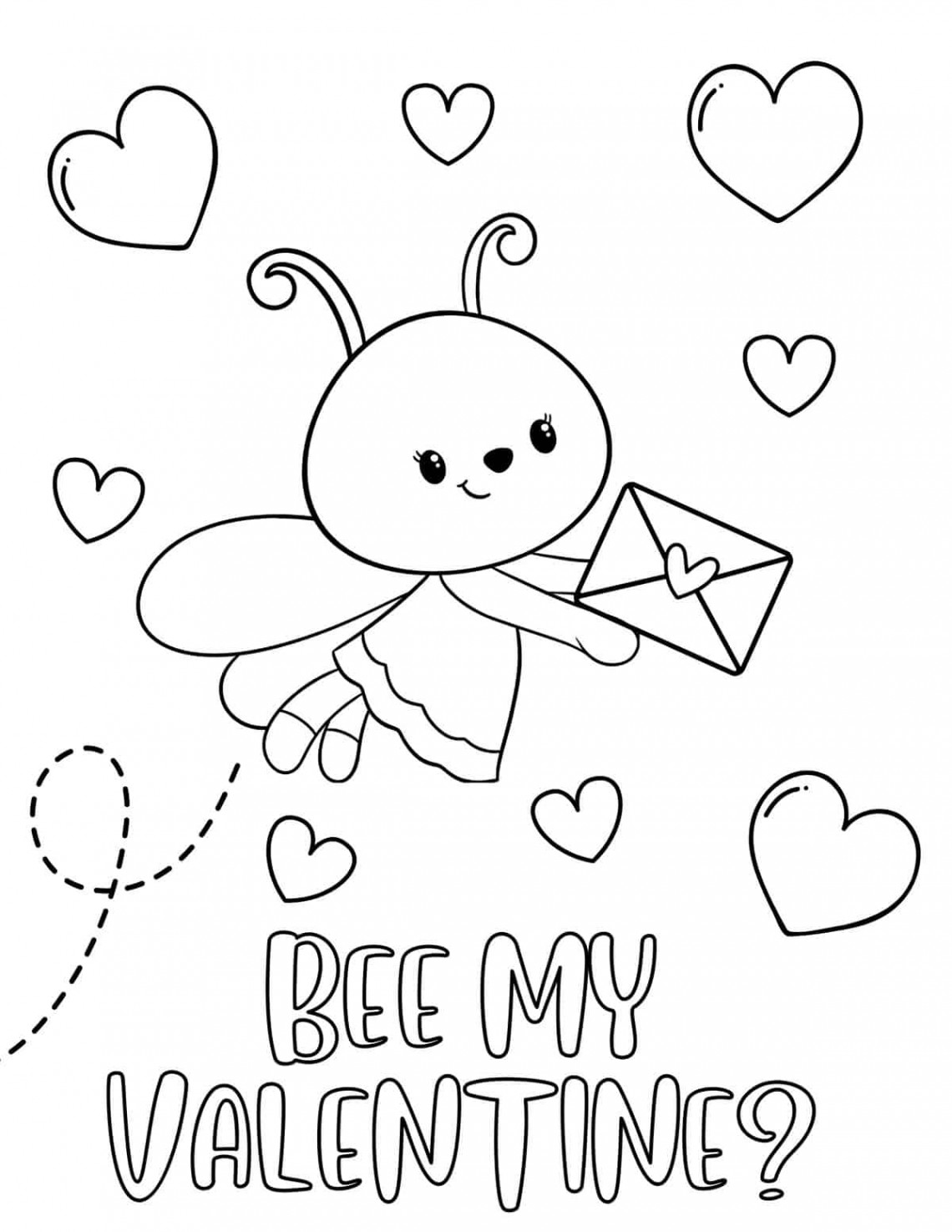 Free Valentine Coloring Pages for Kids - Prudent Penny Pincher