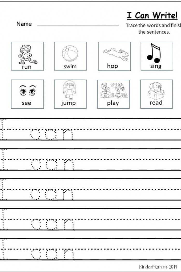 Free Writing Printable (Kindergarten and First Grade