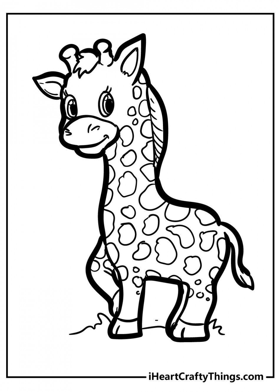 Giraffe Coloring Pages (% Free Printables)