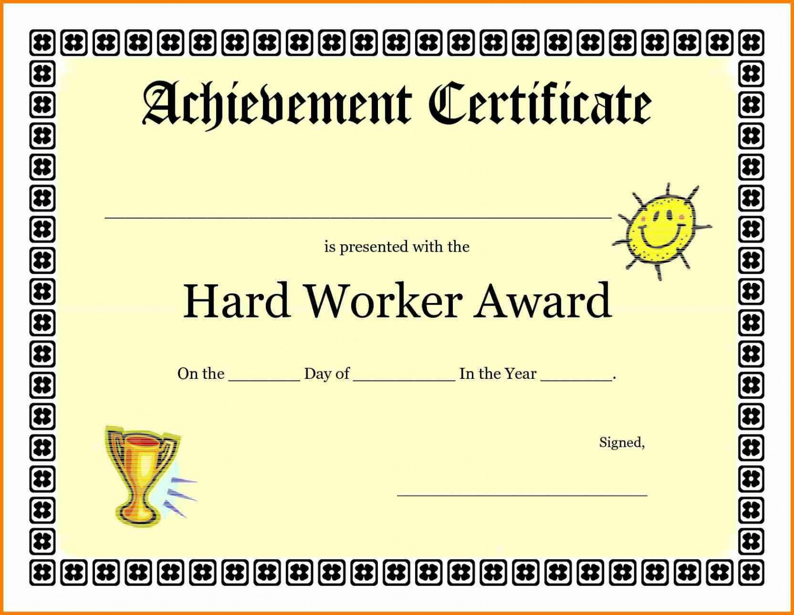 Good Job Certificate Template Quick Askips With Good Job