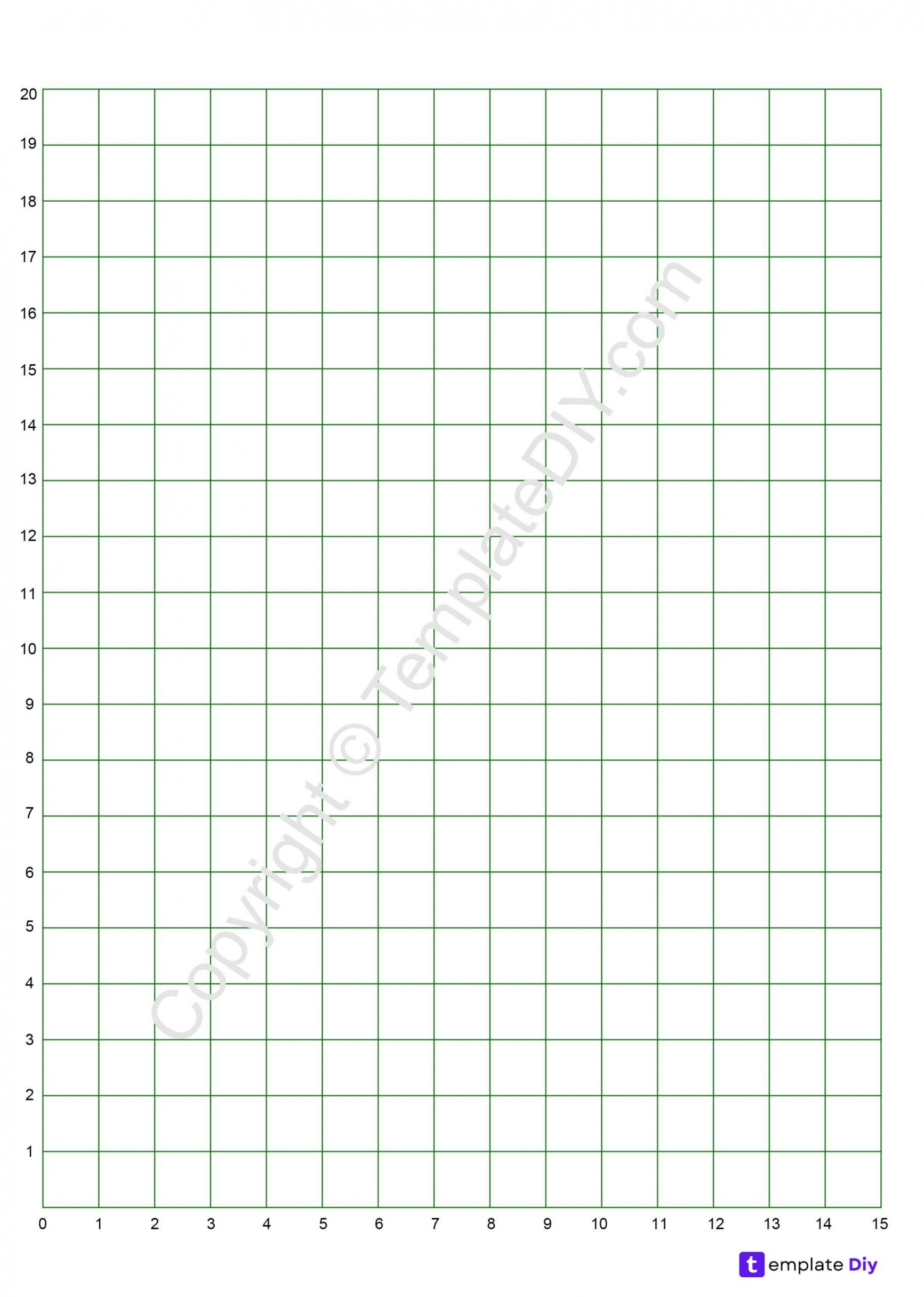 Graph Paper with Numbers Printable Template in PDF  Graph paper