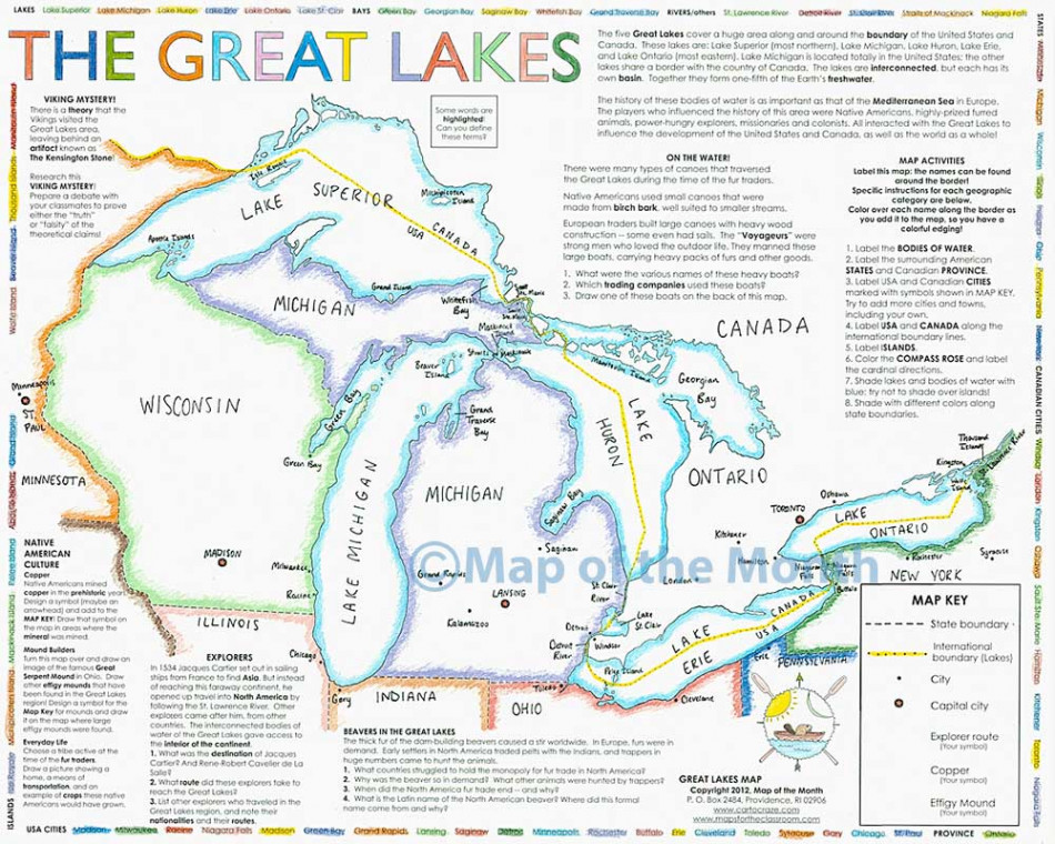 Great Lakes Map