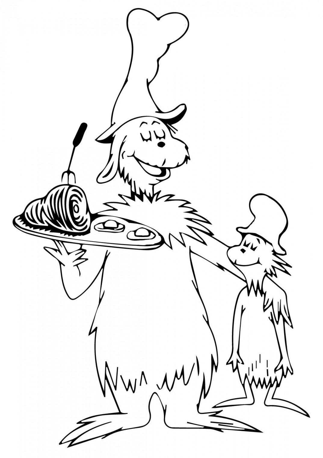 Green Eggs and Ham Coloring Pages For Free Usage  Green eggs and