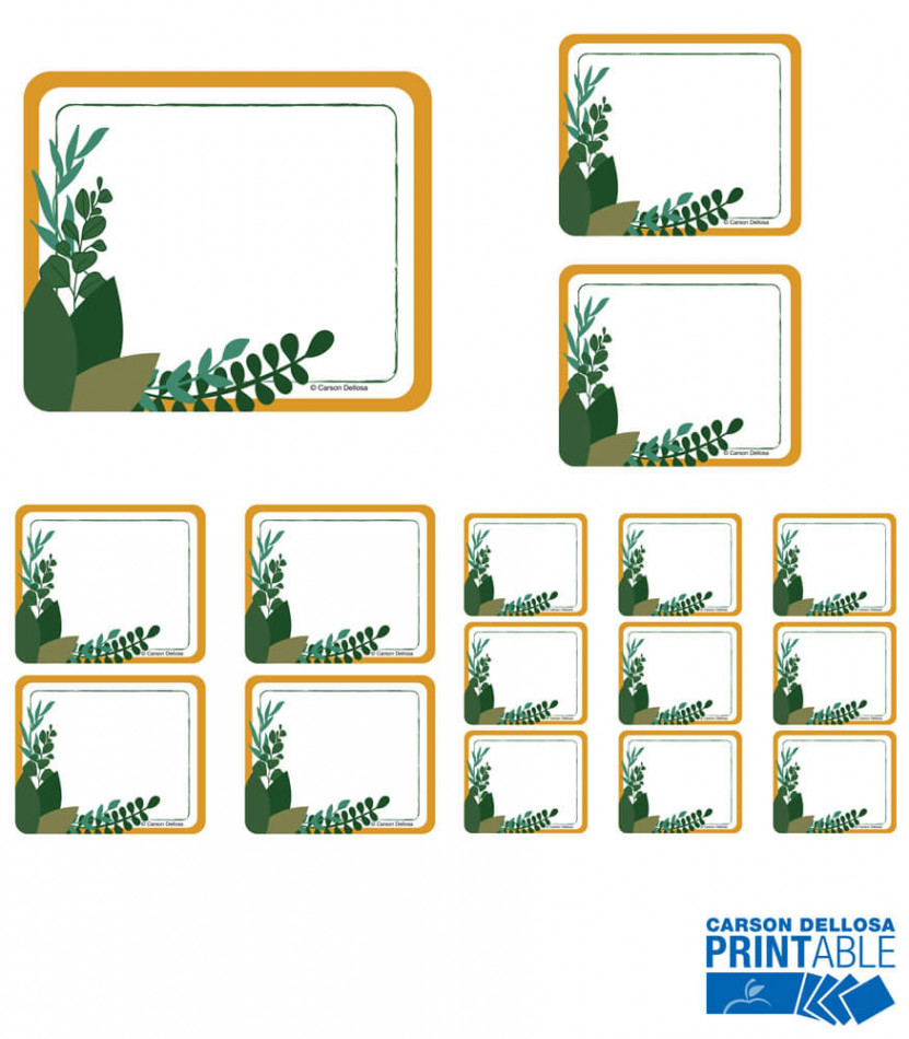 Grow Together Printable Name Tags & Labels