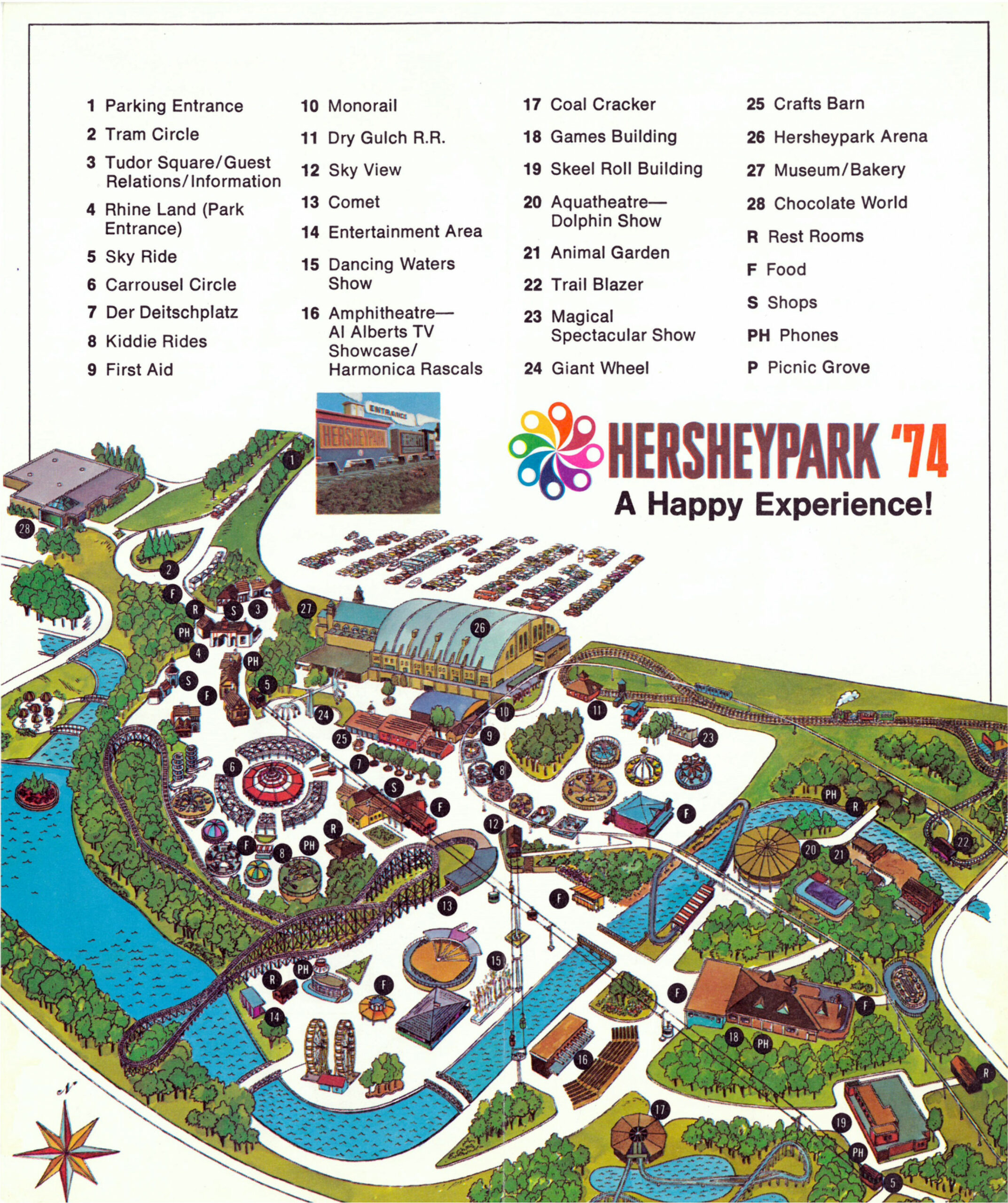 Hersheypark Maps Database - The Amusement Parkives