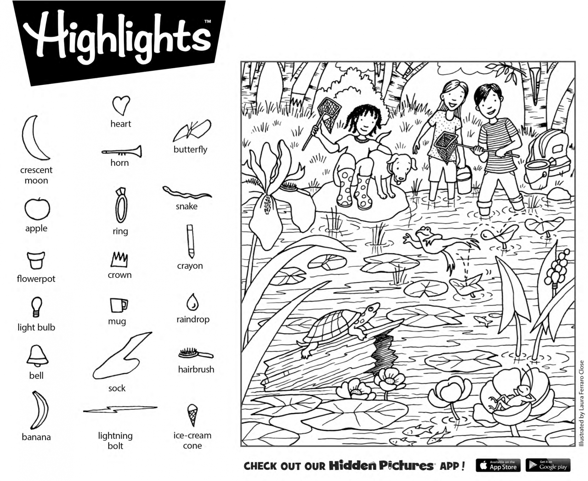 Highlights  Highlights for Children  Hidden pictures, Highlights