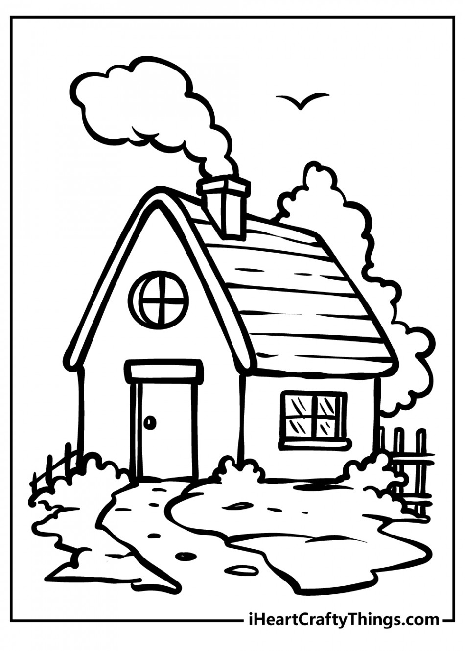 House Coloring Pages (% Free Printables)