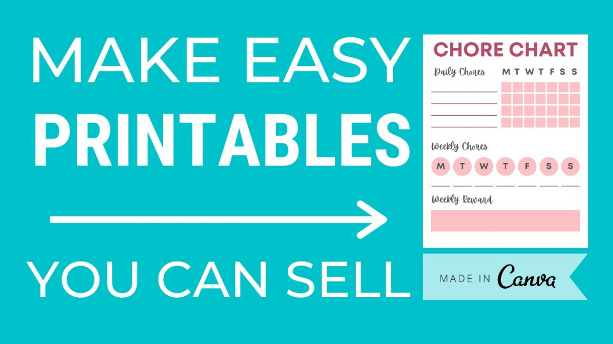 How To Create A Printable In Canva To Sell On Etsy  Digital Product Canva  Tutorial