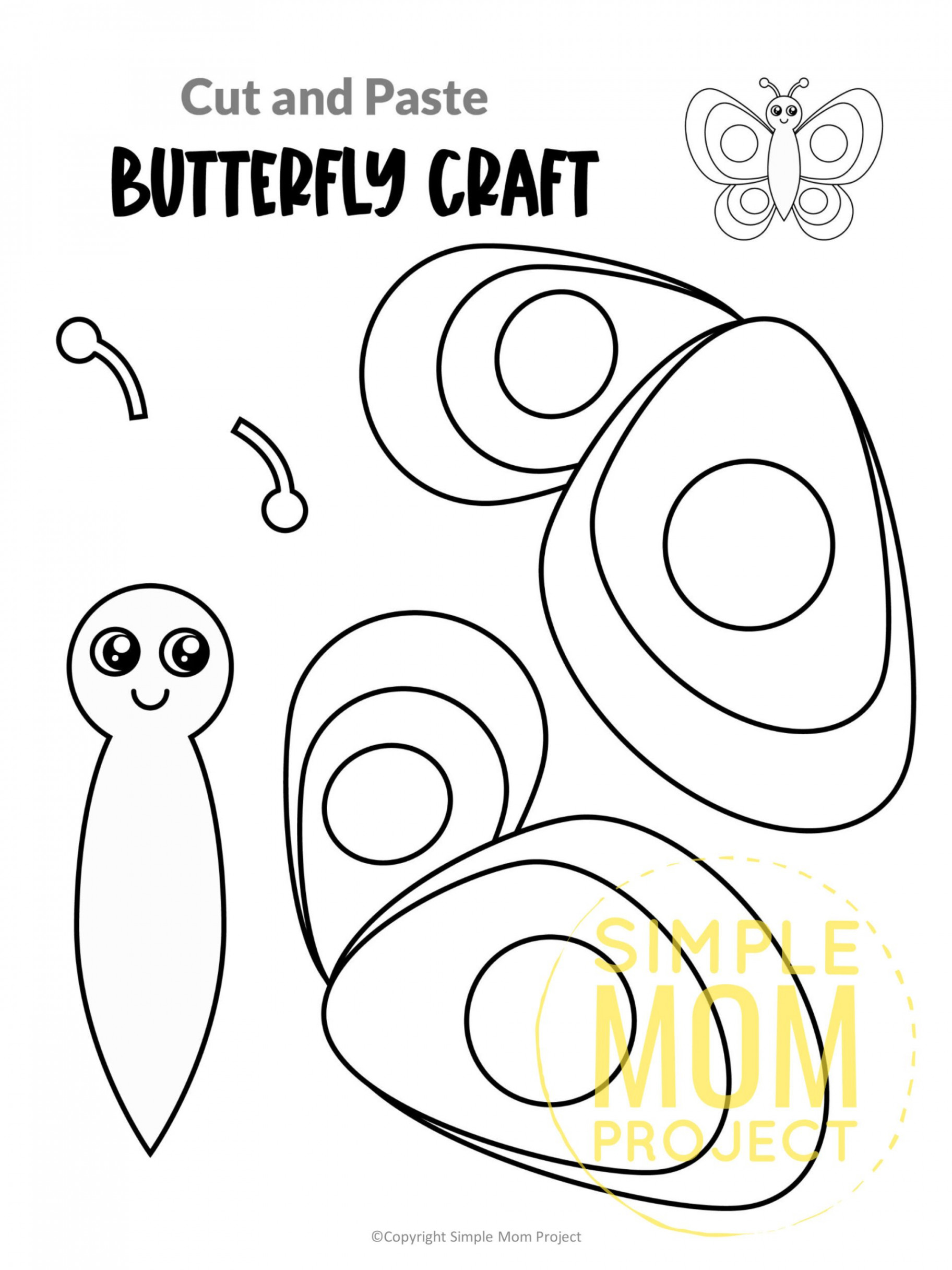 Insect and Bug Cut and Paste Craft Templates