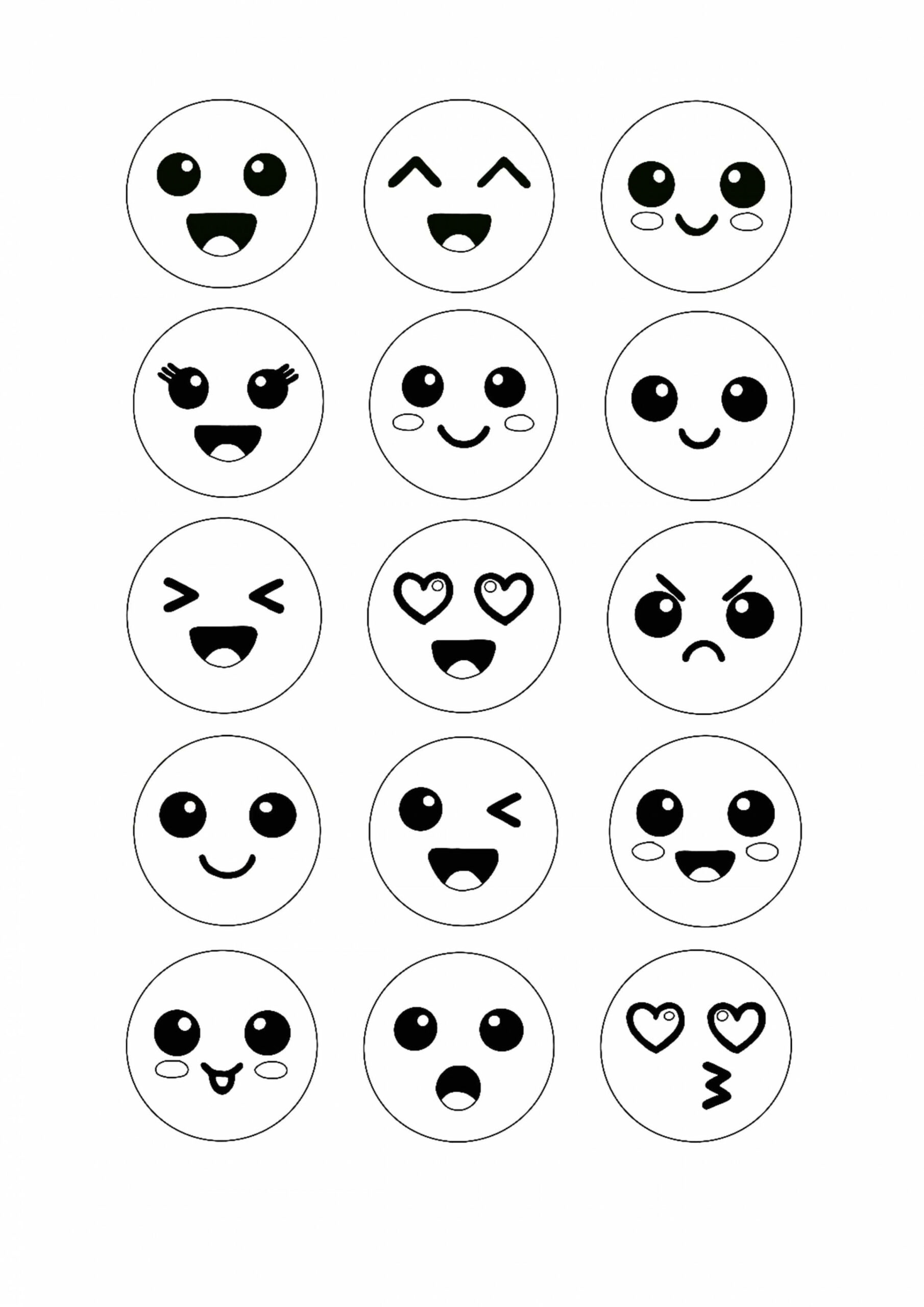 Kawaii Emoji coloring page  Emoji coloring pages, Coloring pages