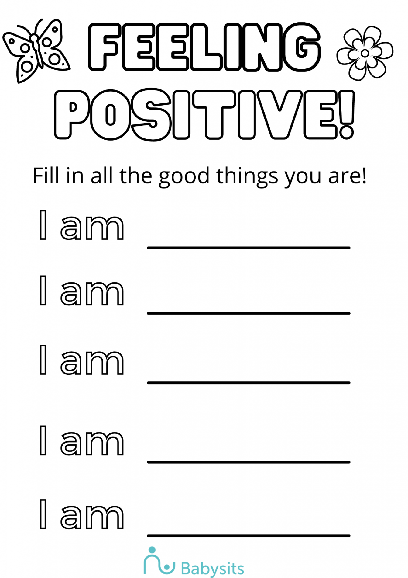 Kids positive affirmations