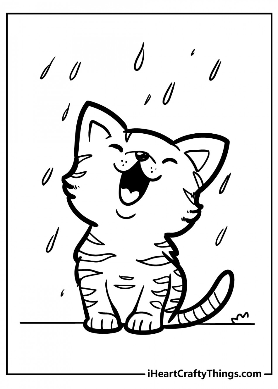 Kitten Coloring Pages (% Free Printables)