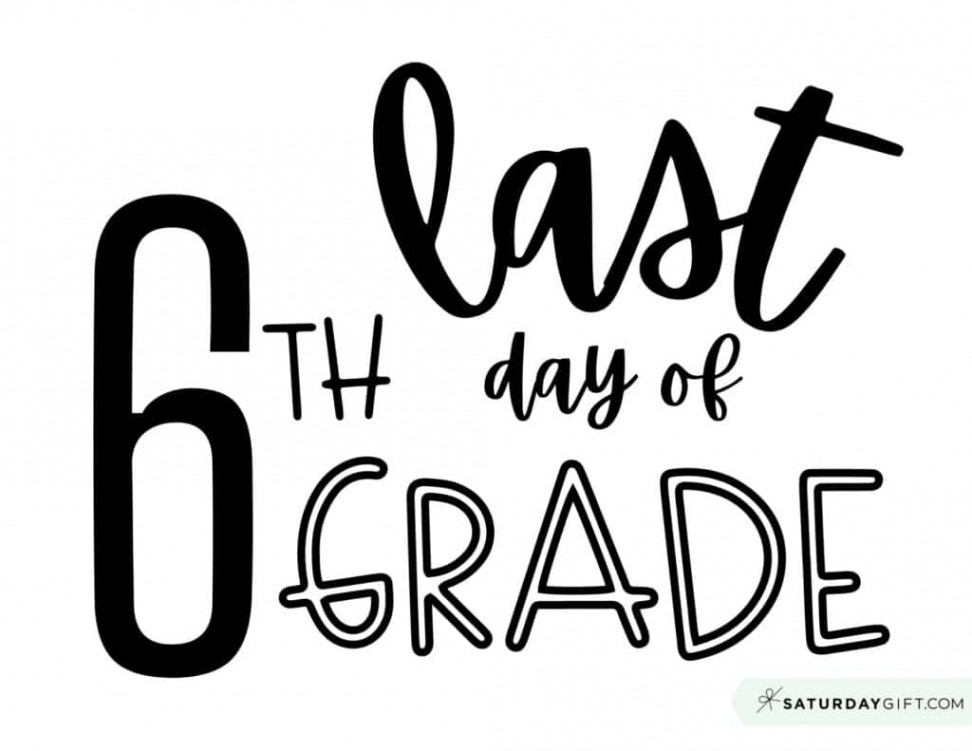 Last Day of School Sign Printable - Cute & Free Printable Designs