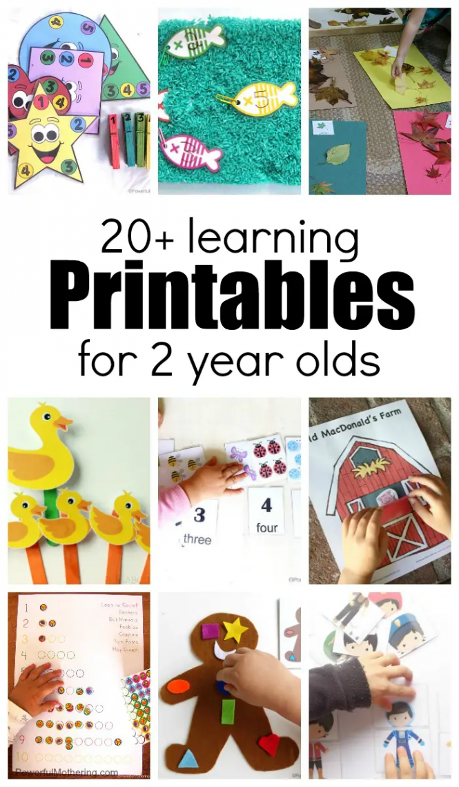 + Learning Activities and Printables for  Year Olds