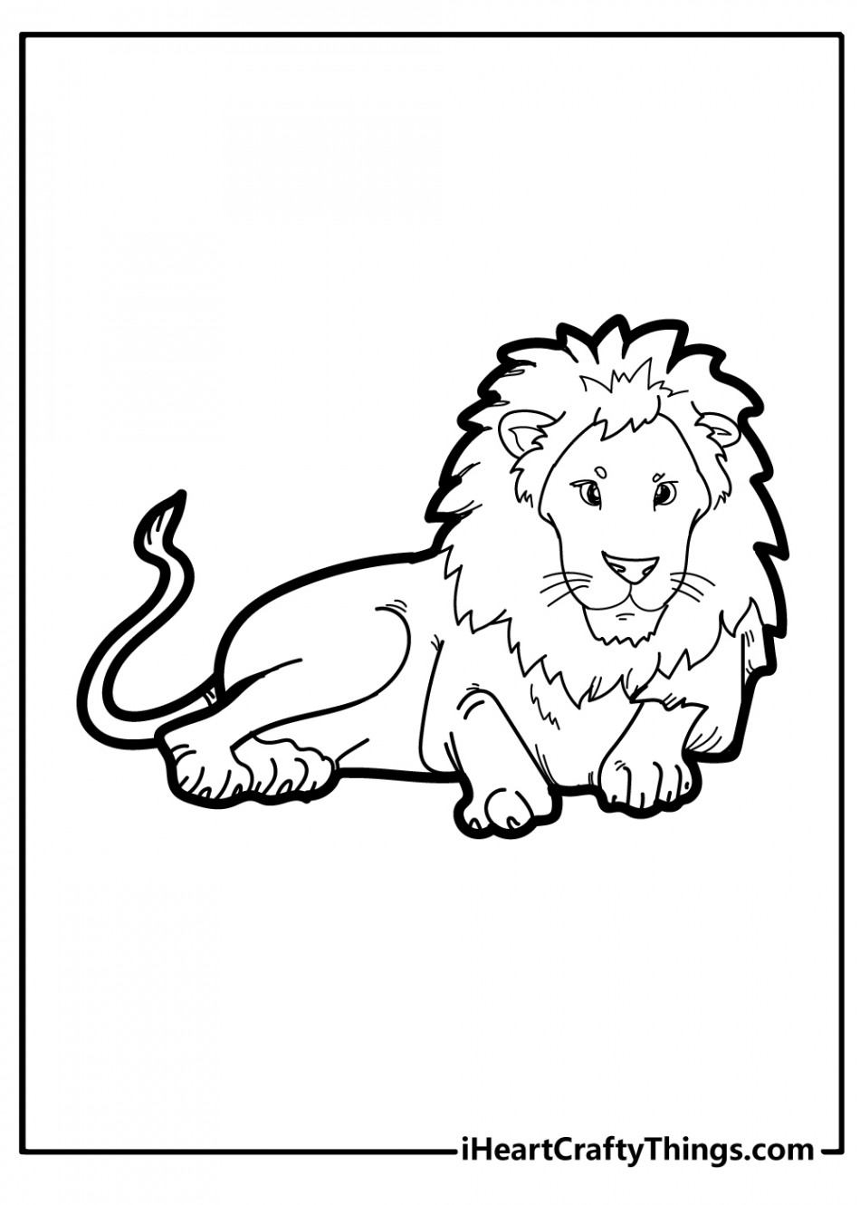 Lion Coloring Pages (% Free Printables)