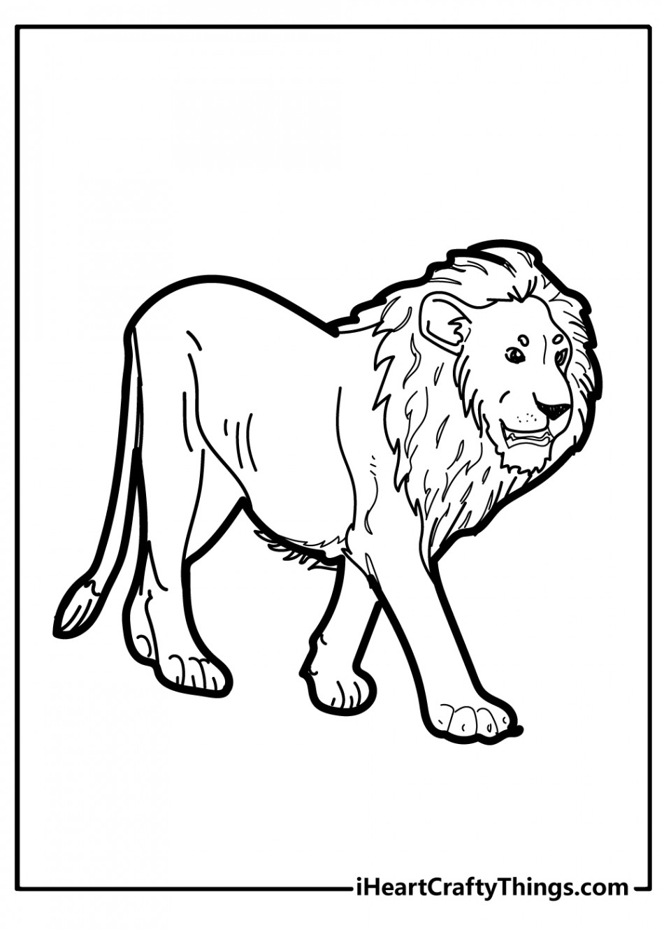 Lion Coloring Pages (% Free Printables)