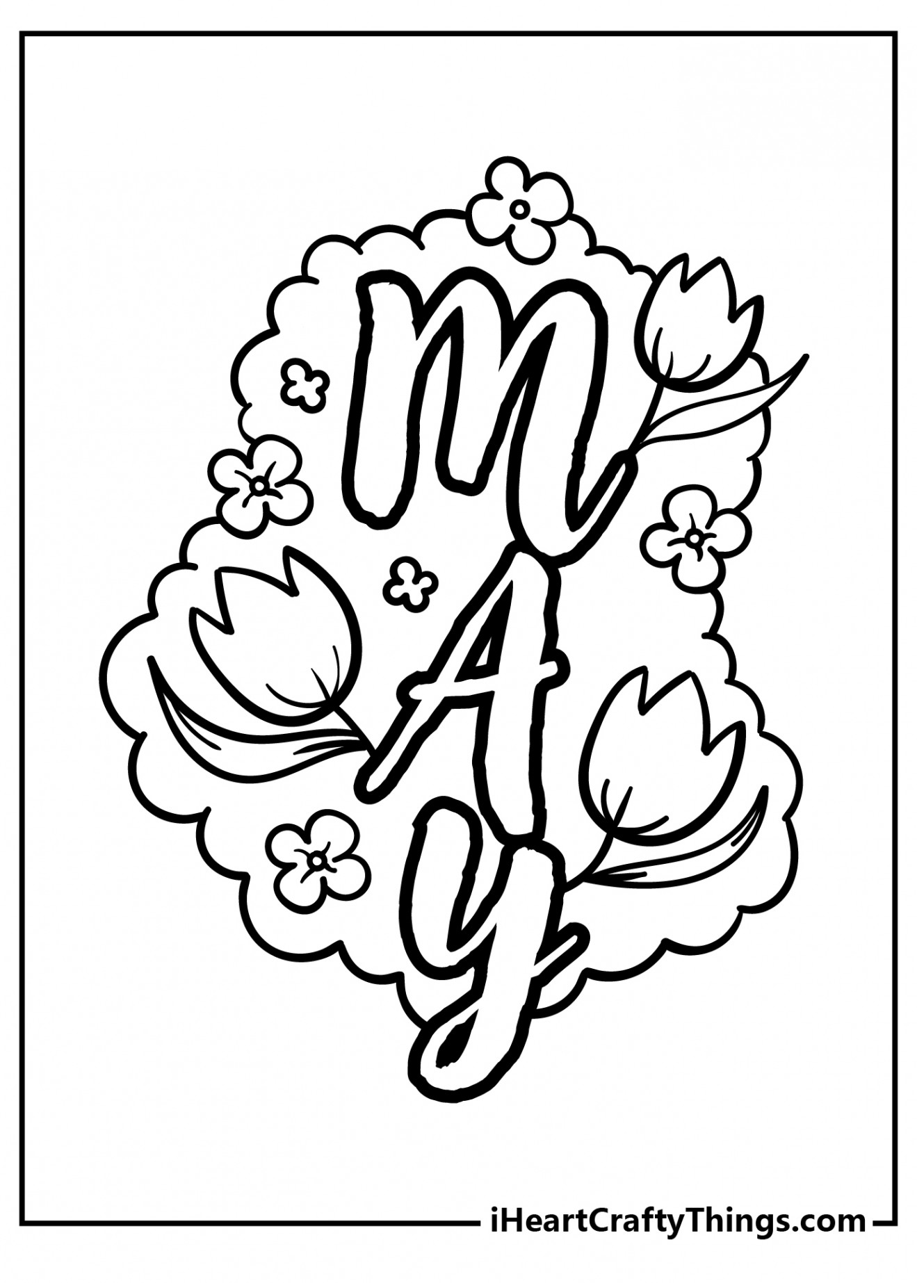 May Coloring Pages (% Free Printables)