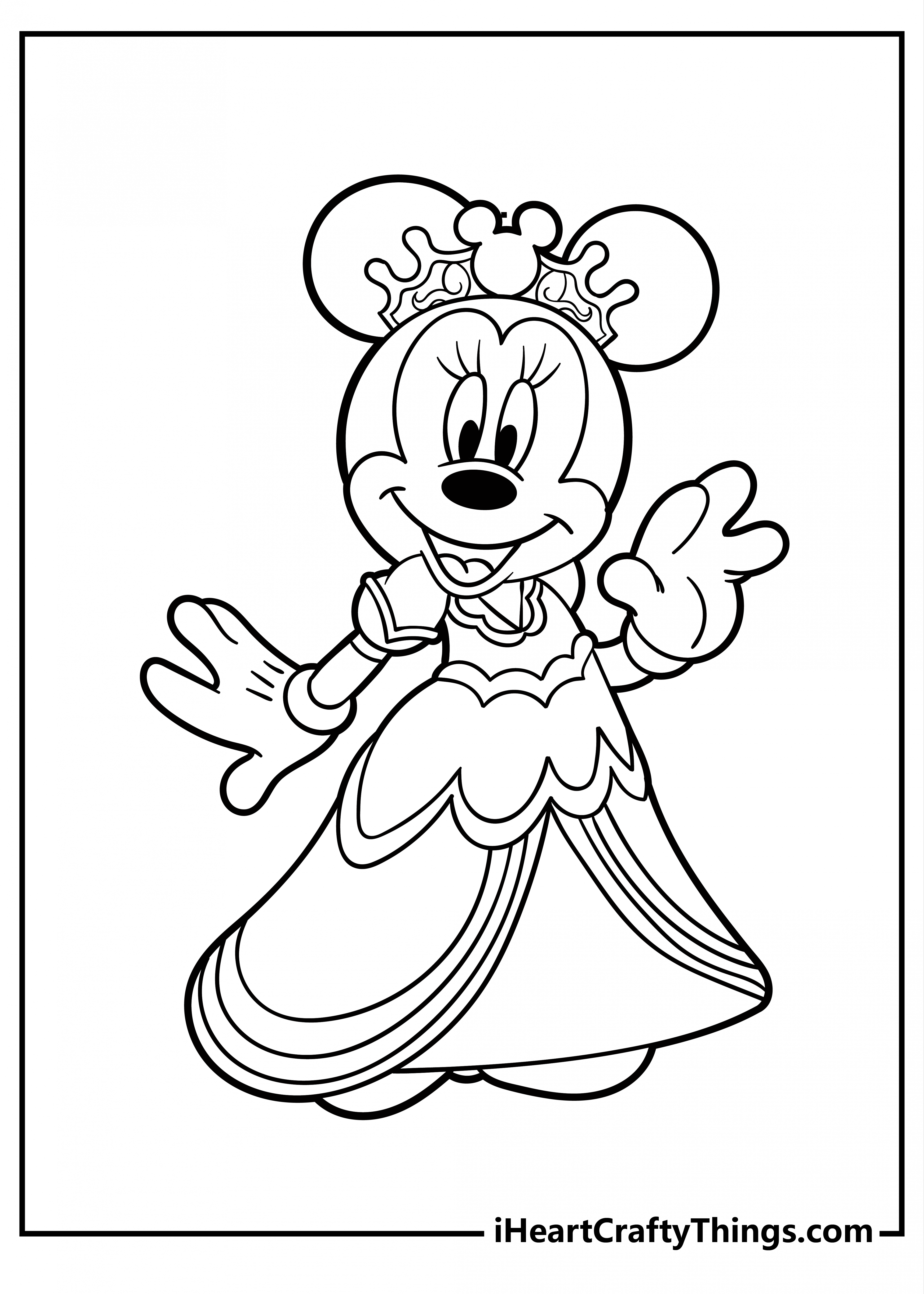 Minnie Mouse Coloring Pages (% Free Printables)