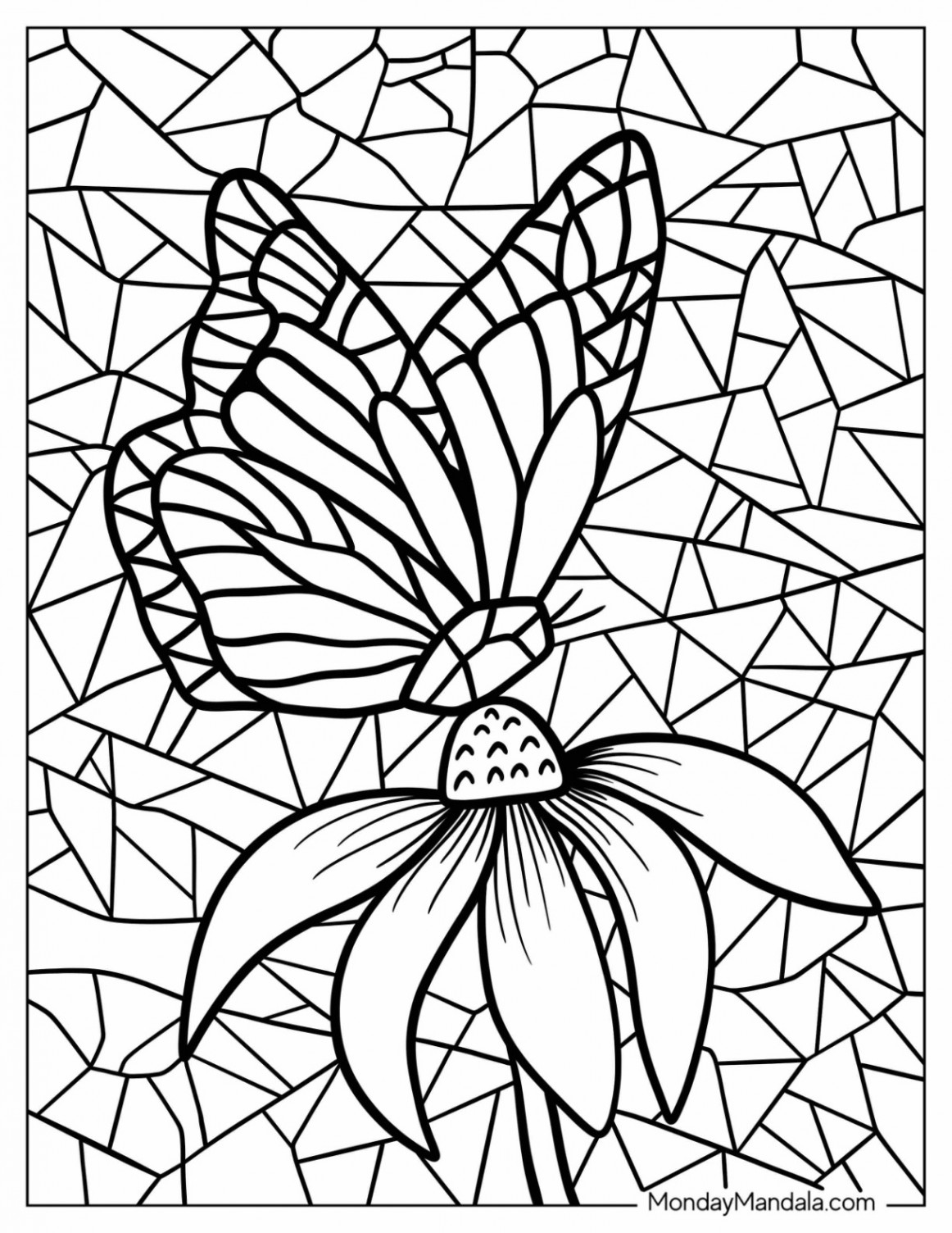 Mosaic Coloring Pages (Free PDF Printables)