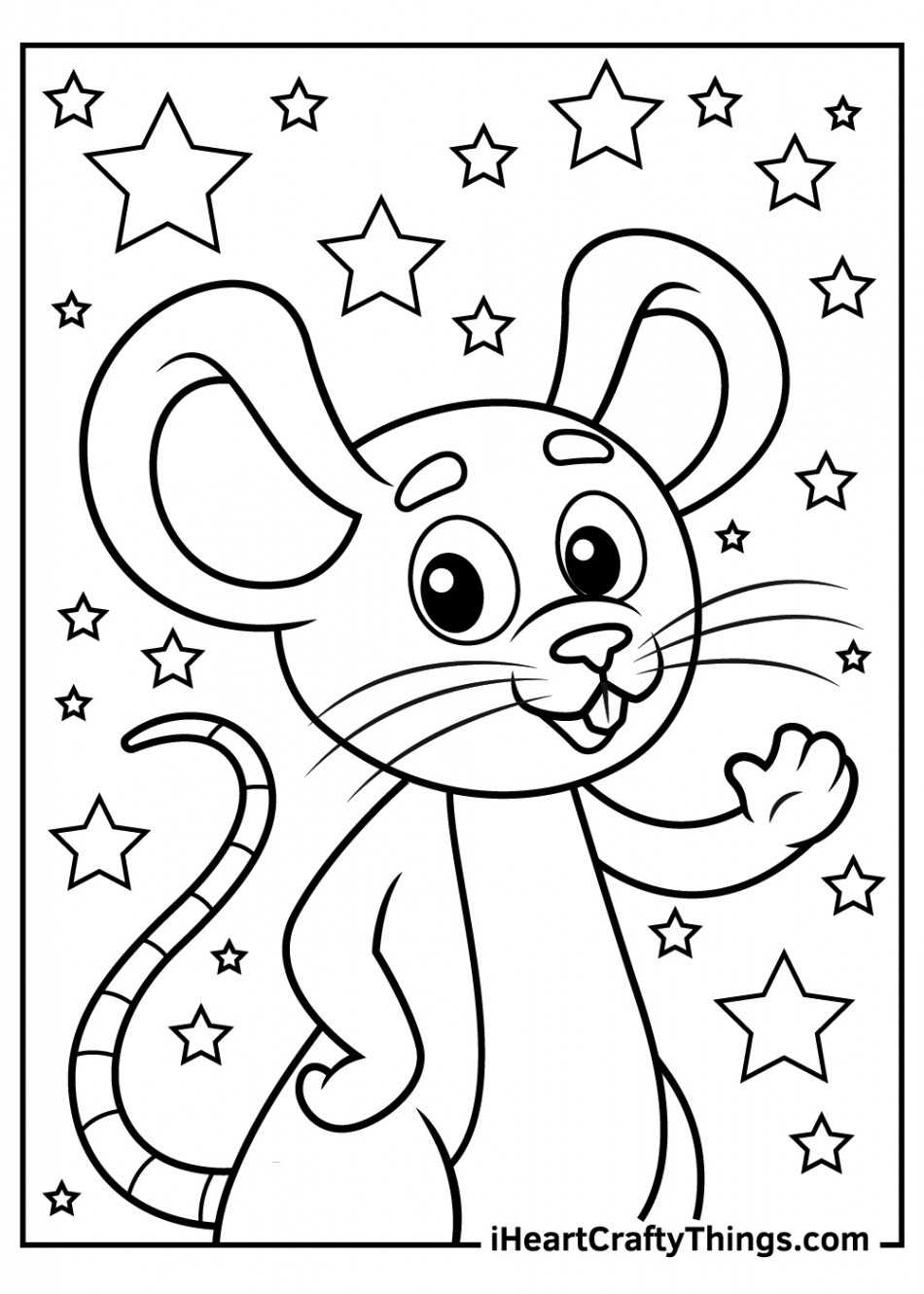 Mouse Coloring Pages (% Free Printables)