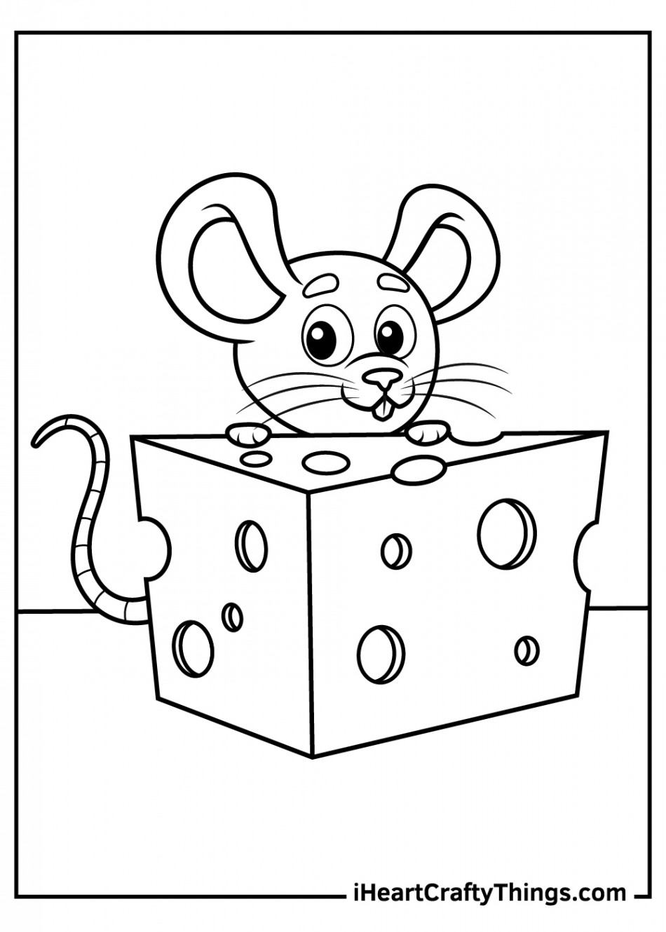 Mouse Coloring Pages (% Free Printables)