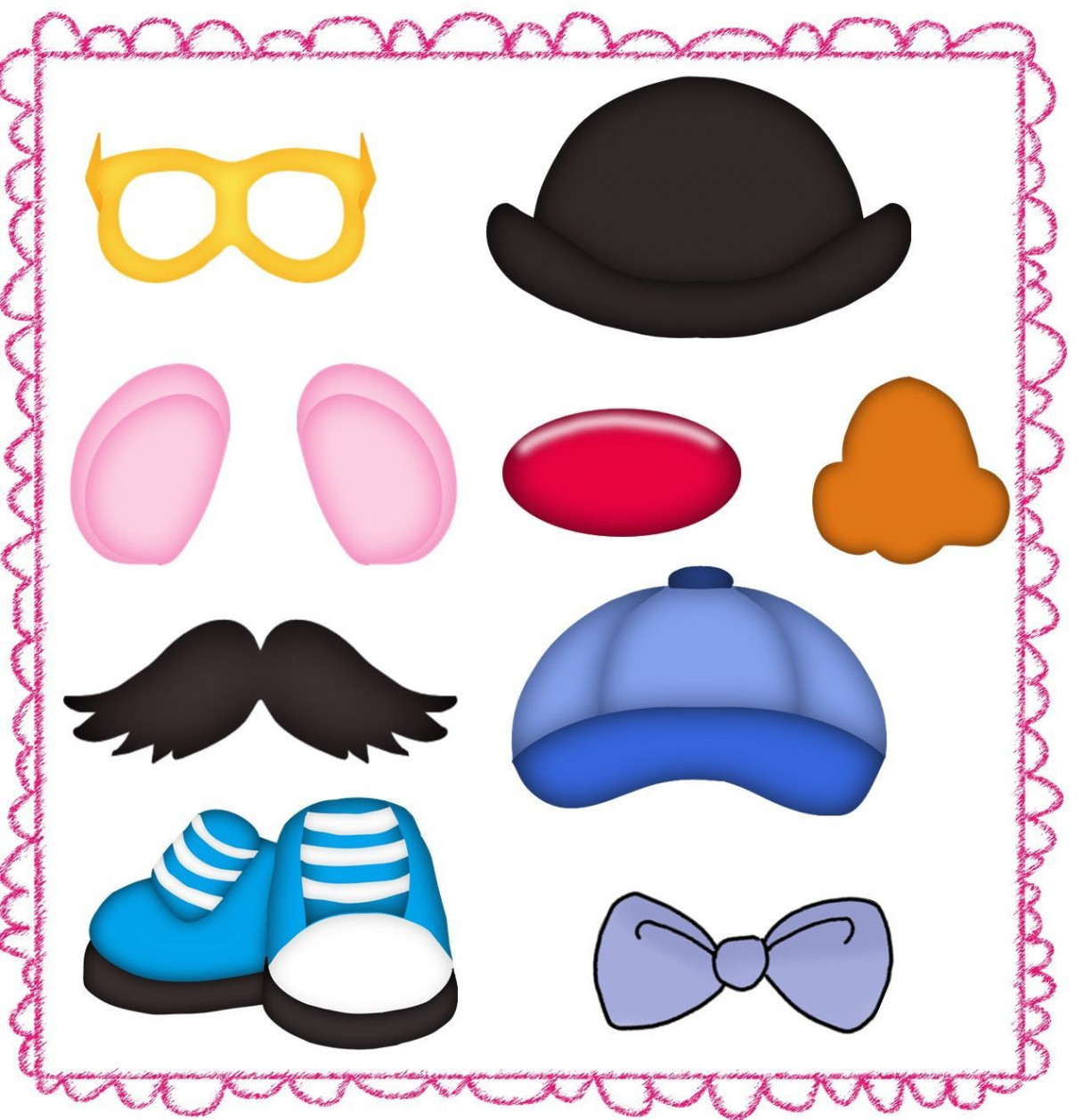 Mr Potato Head Parts Printables Clipart   Mr potato head