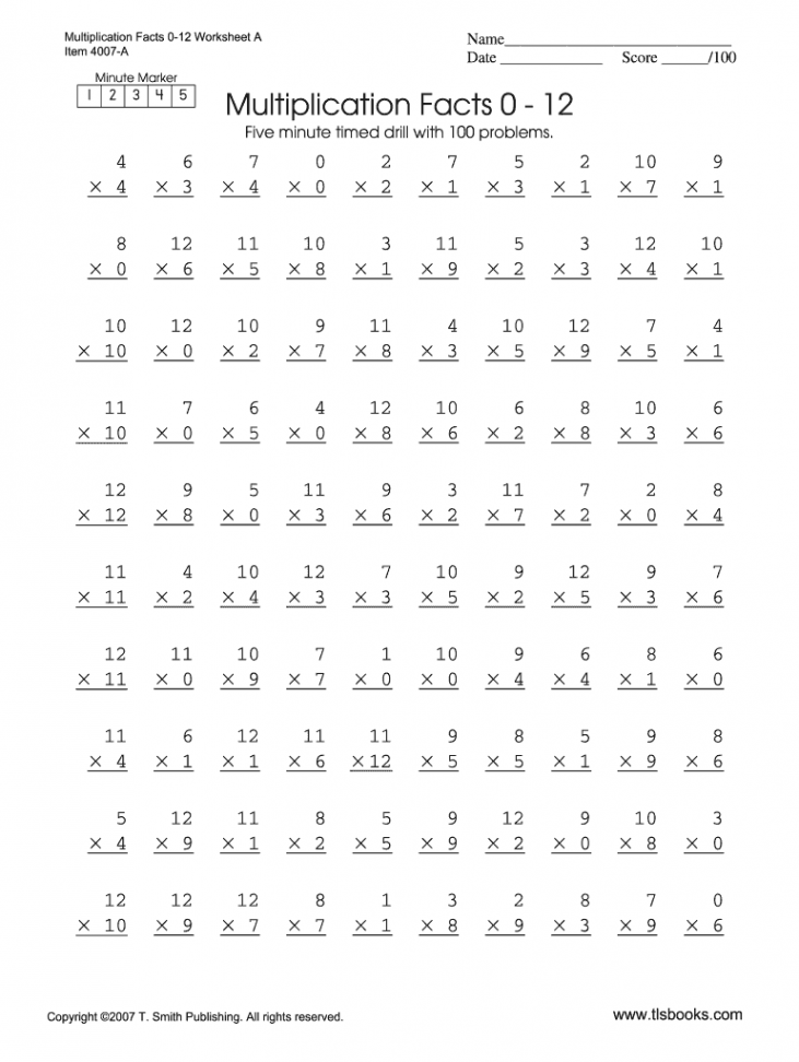 multiplication facts timed test: Fill out & sign online  DocHub