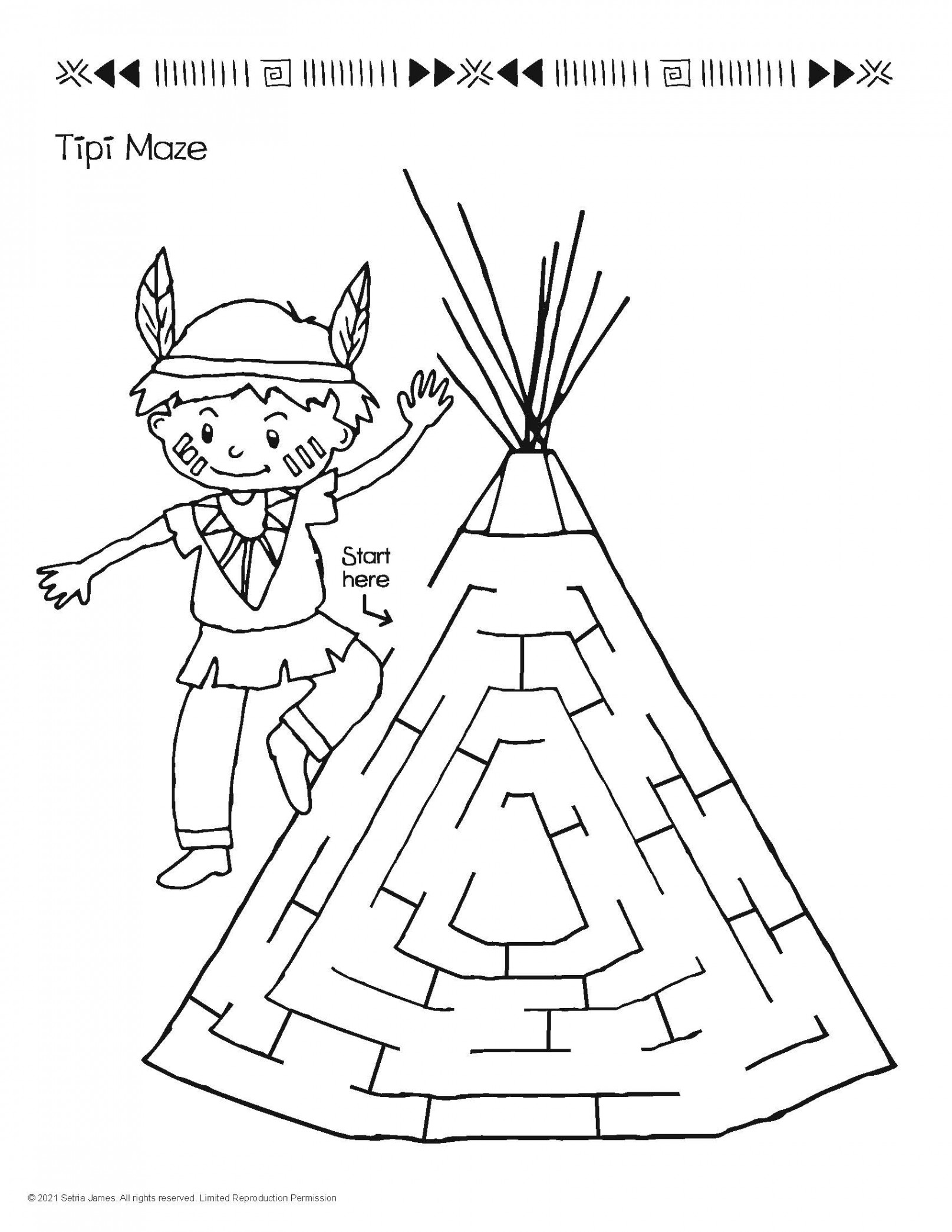 Native American Worksheets pdf Native American History Facts