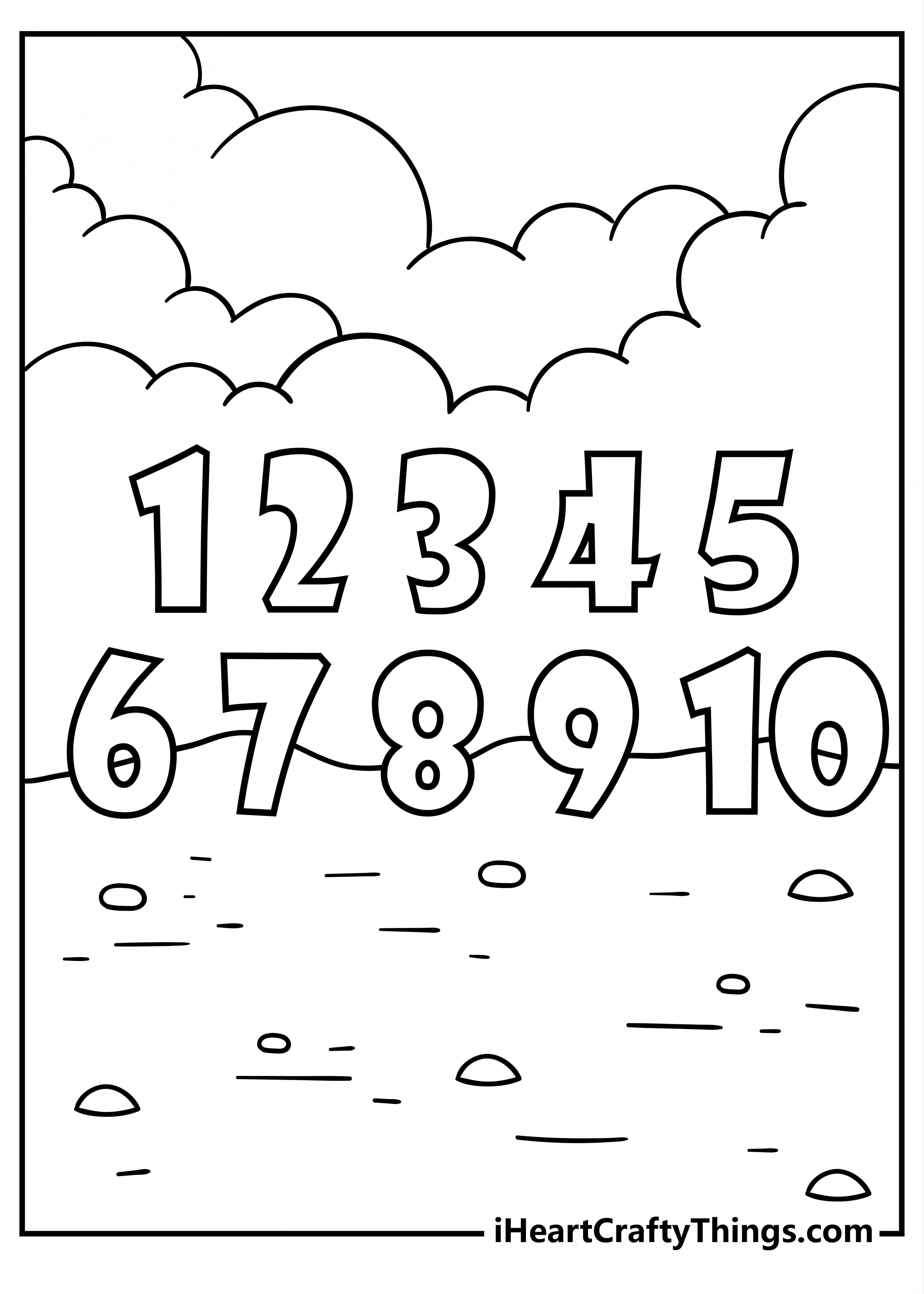 Number Coloring Pages (% Free Printables)