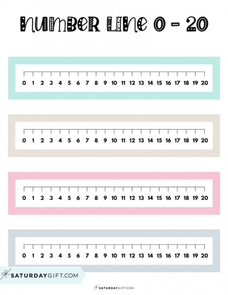 Number Line to  -  Cute & Free Printables and Blank Worksheets