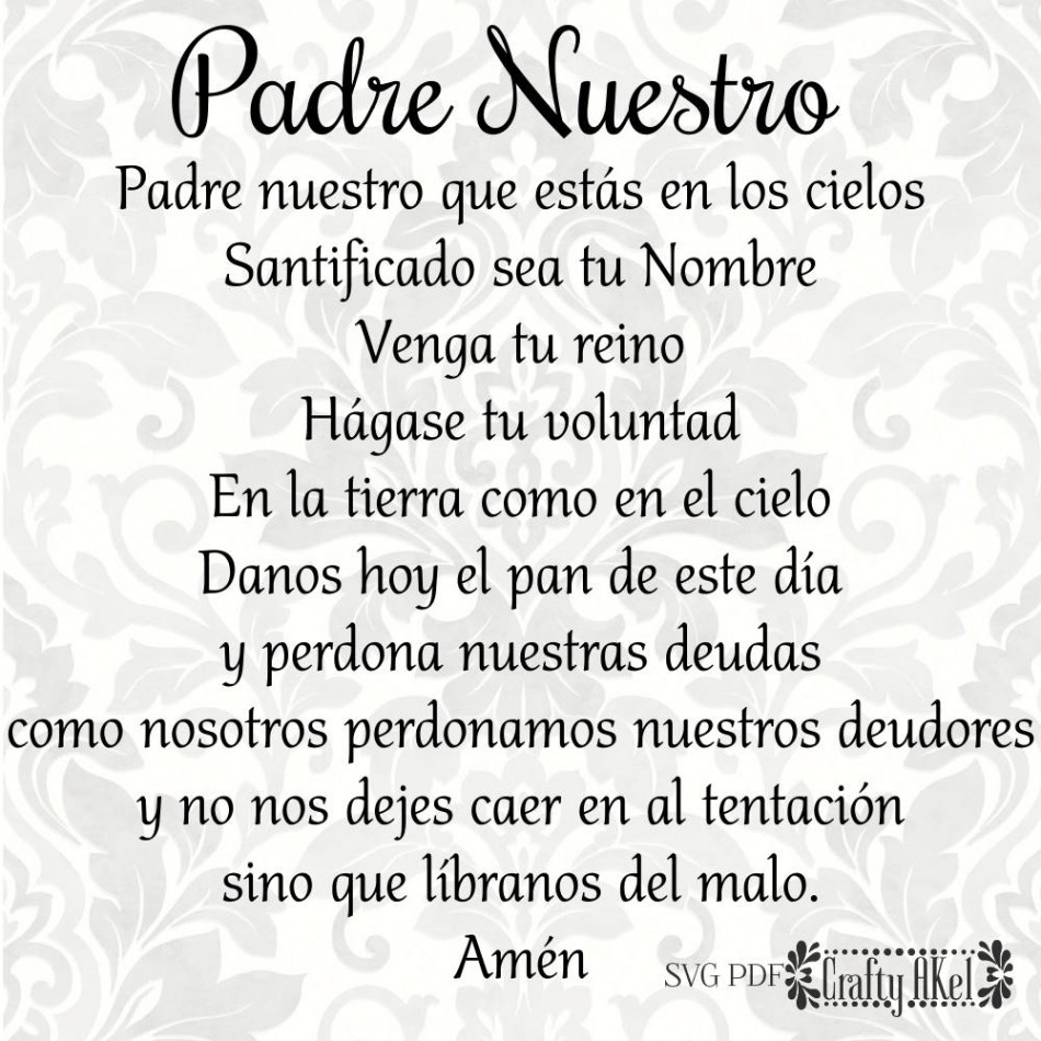 Padre Nuestro (Our Father, Lord