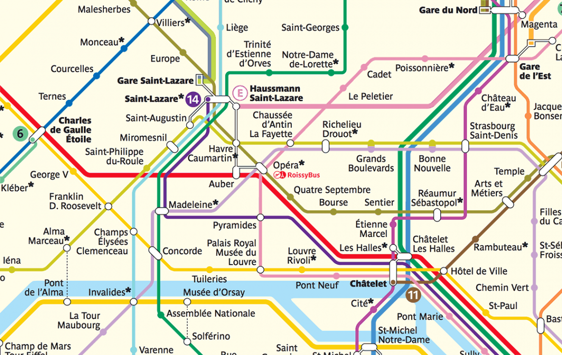 Paris Metro Maps - Paris by Train