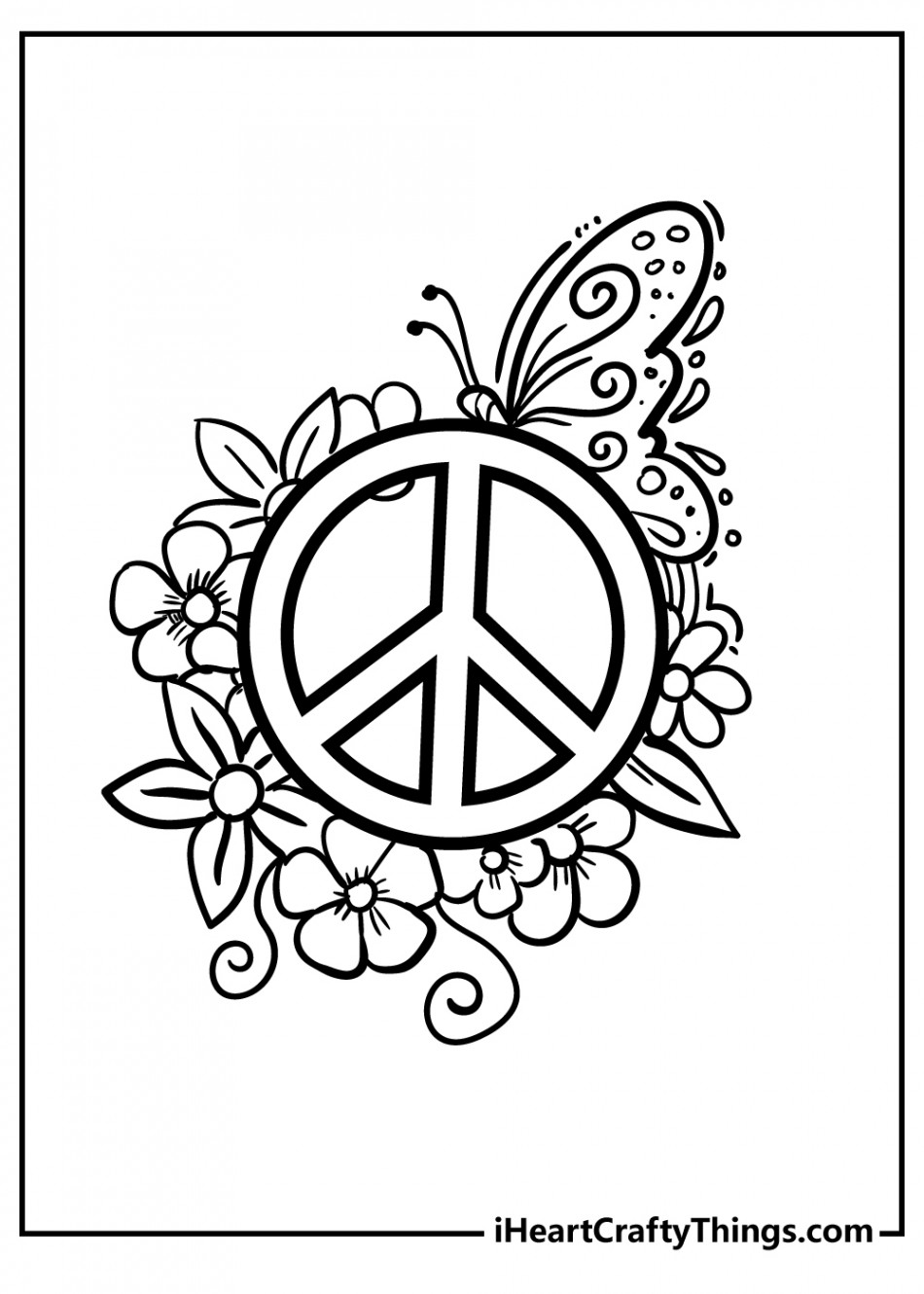 Peace Coloring Pages (% Free Printables)