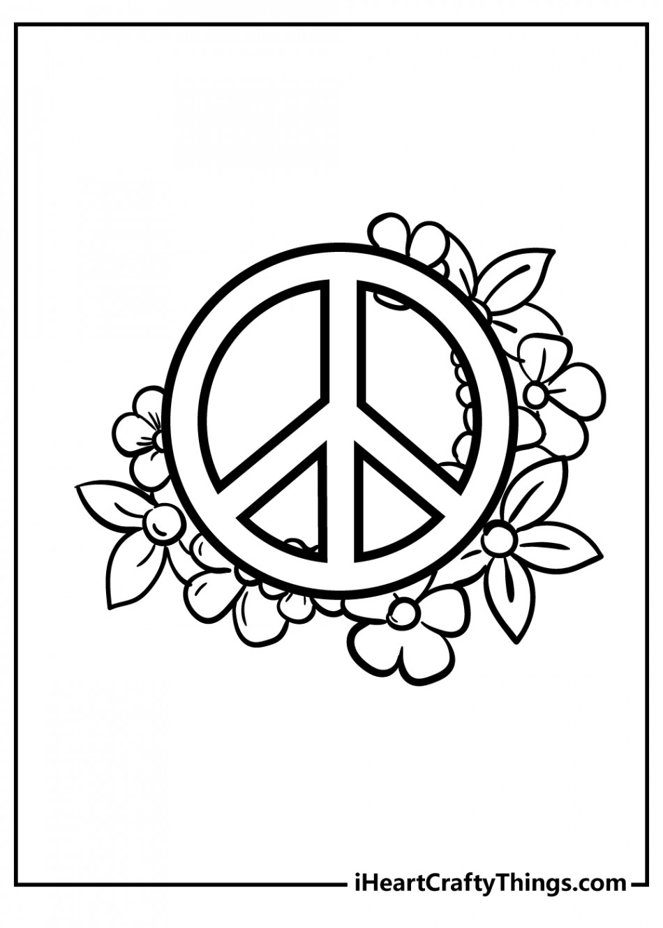 Peace Coloring Pages (% Free Printables)