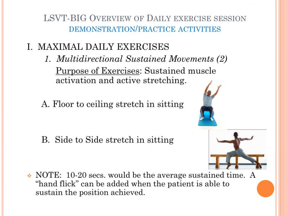 PPT - Think BIG! Exercises for Individuals with Parkinson