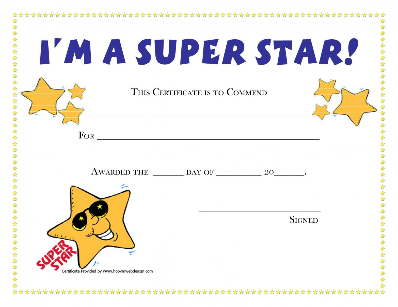 Printable Award Certificates For Students - Paul