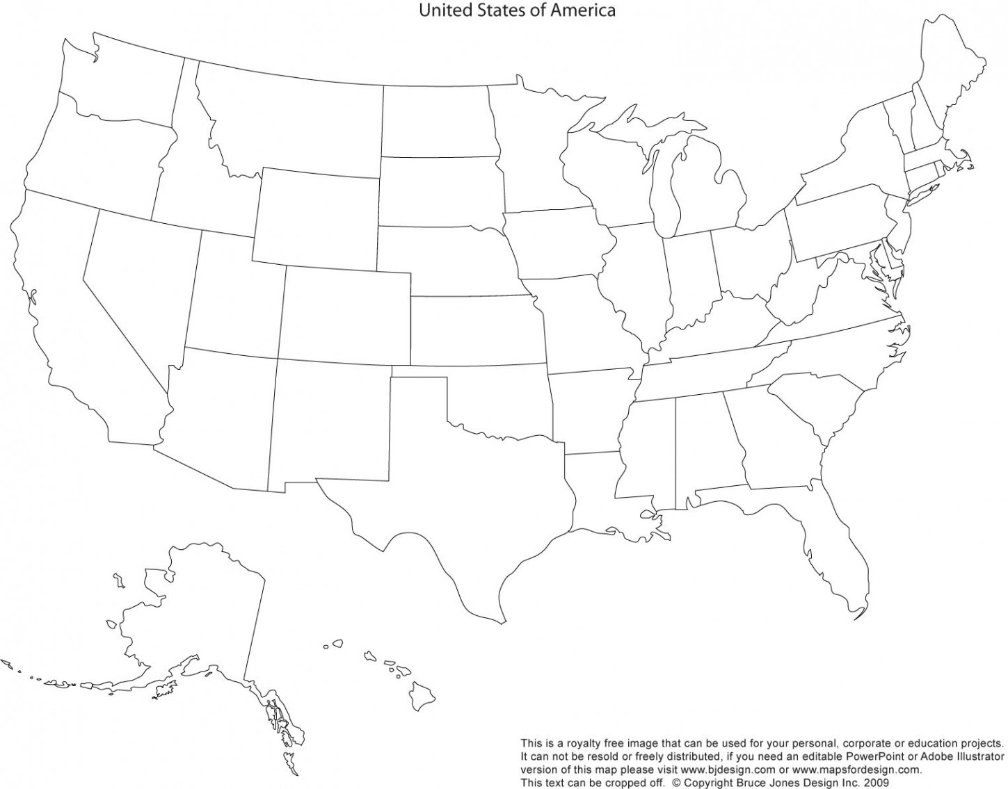 Printable Blank Us Maps United States  United states map, State