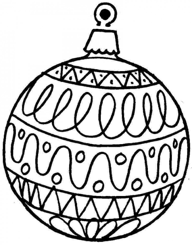 printable free christmas ornament coloring sheets for kids & b