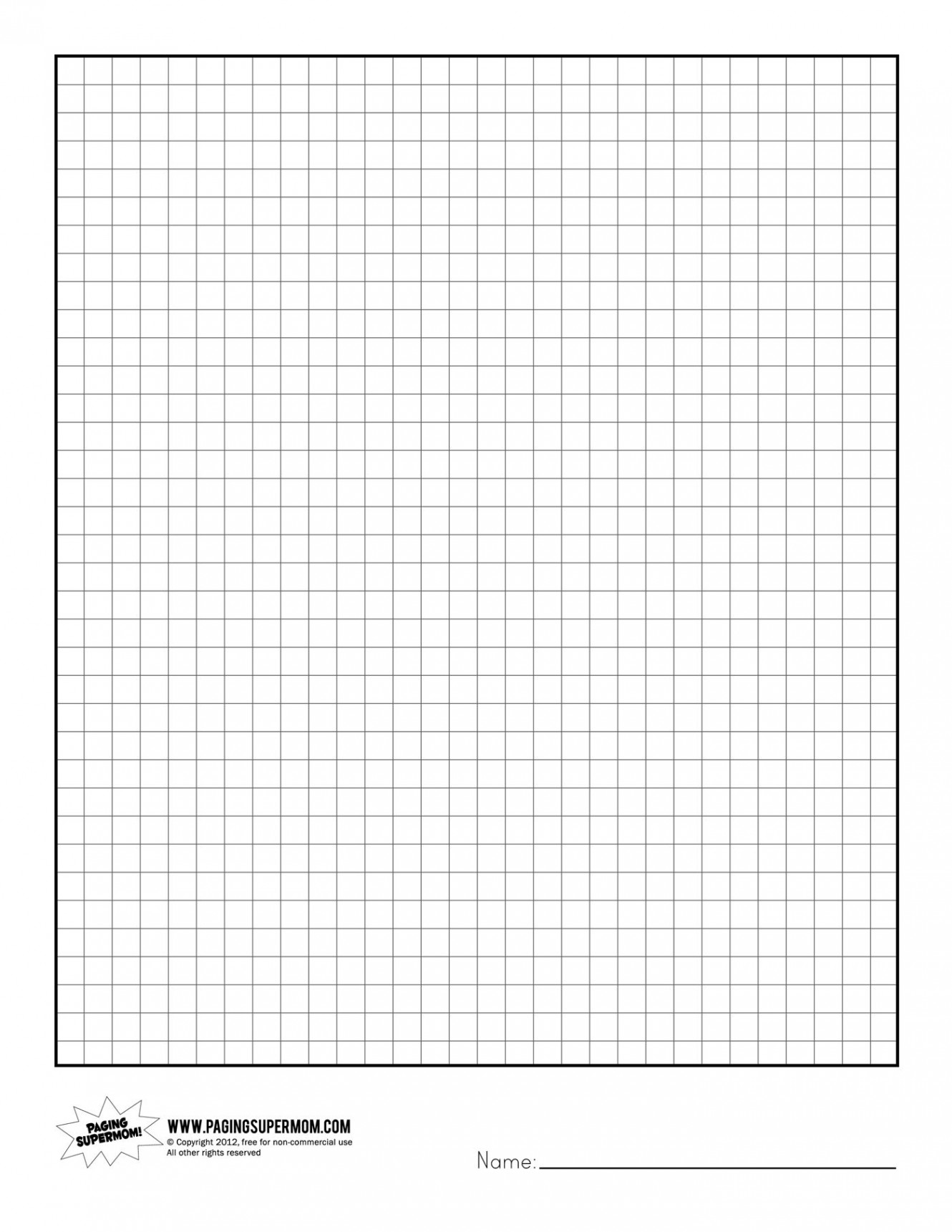 Printable Graph Paper  Printable graph paper, Grid paper