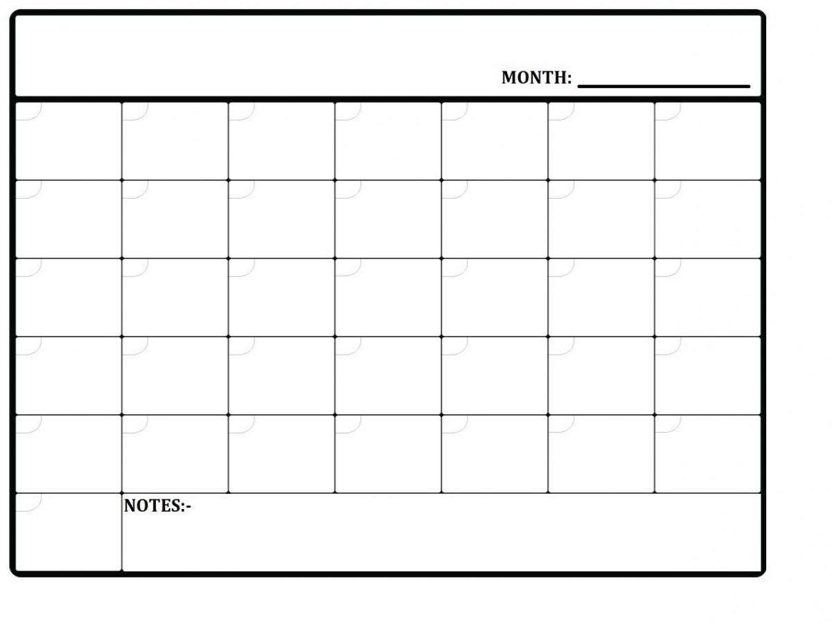 Printable Monthly Planner Template available in pdf and jpg