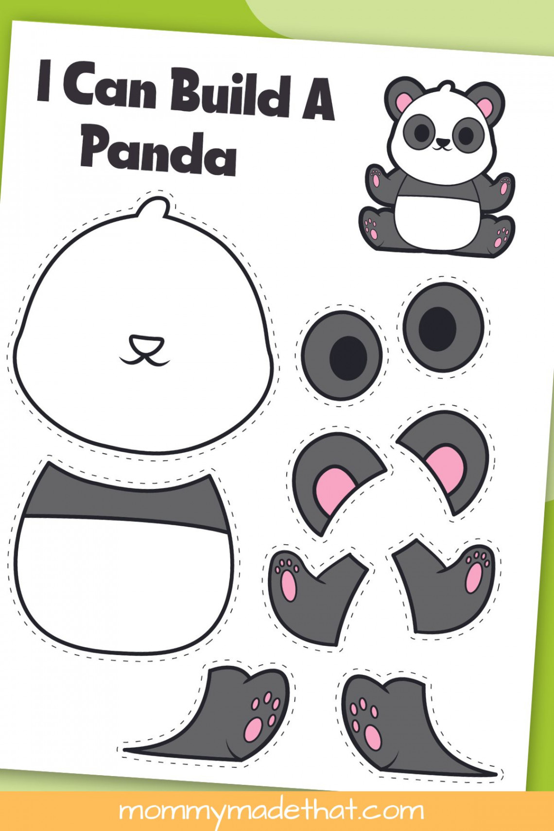 Printable Panda Craft Template (Grab the Cutie for Free!)