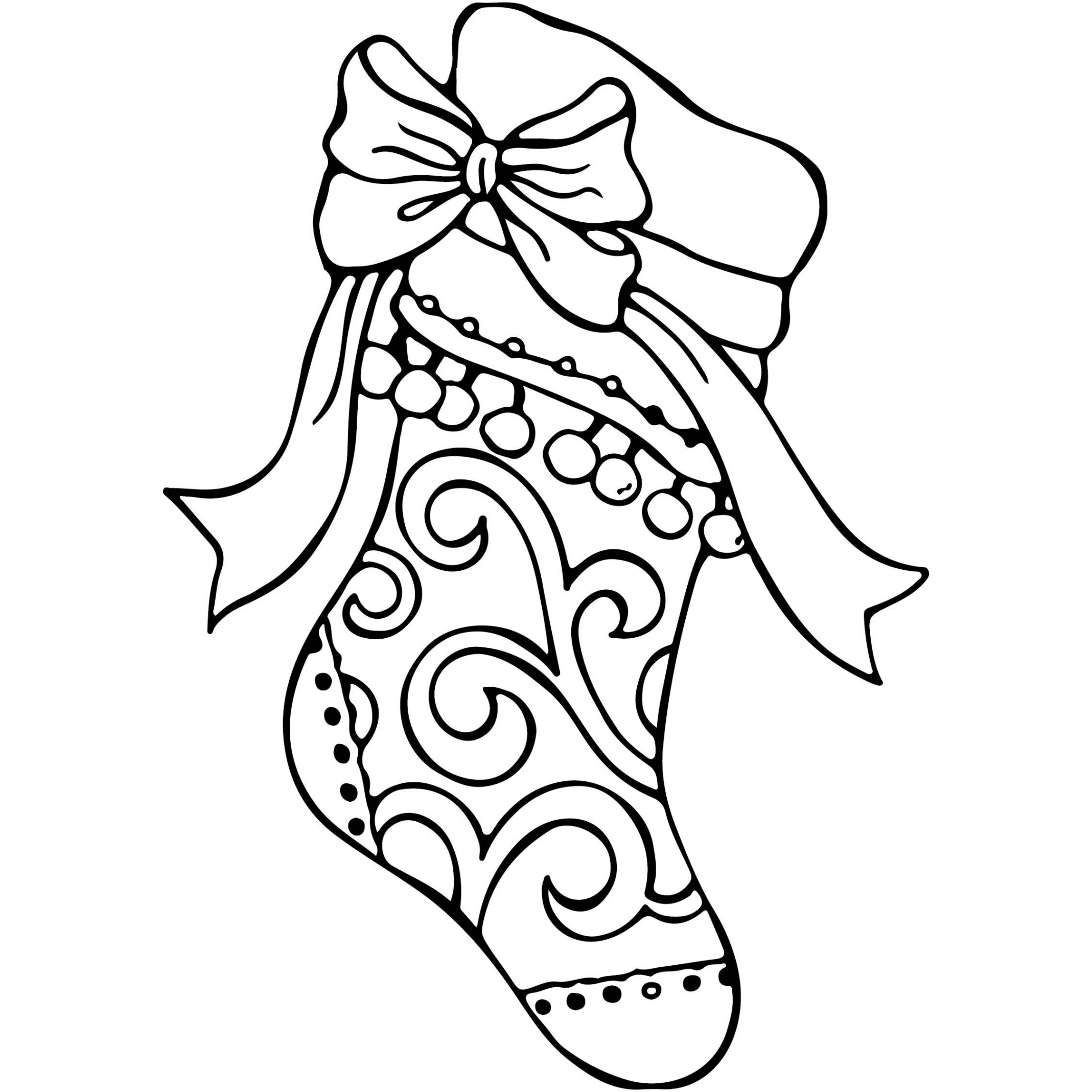 Printable Stocking Coloring Pages  Disney christmas stockings