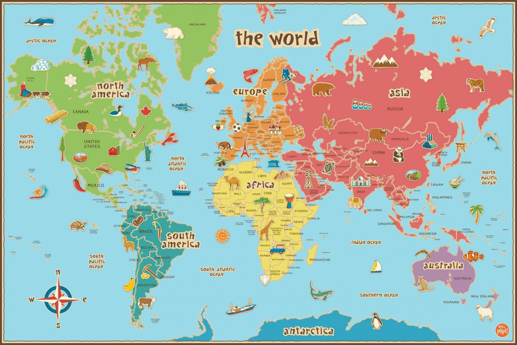 Printable World Map For Kids Maps Inside Of The Besttabletfor Me