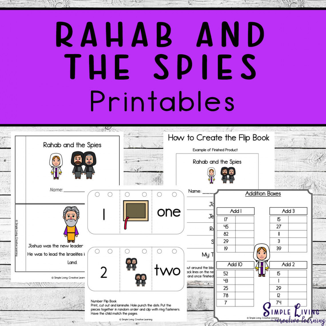 Rahab and the Spies Printables - Simple Living