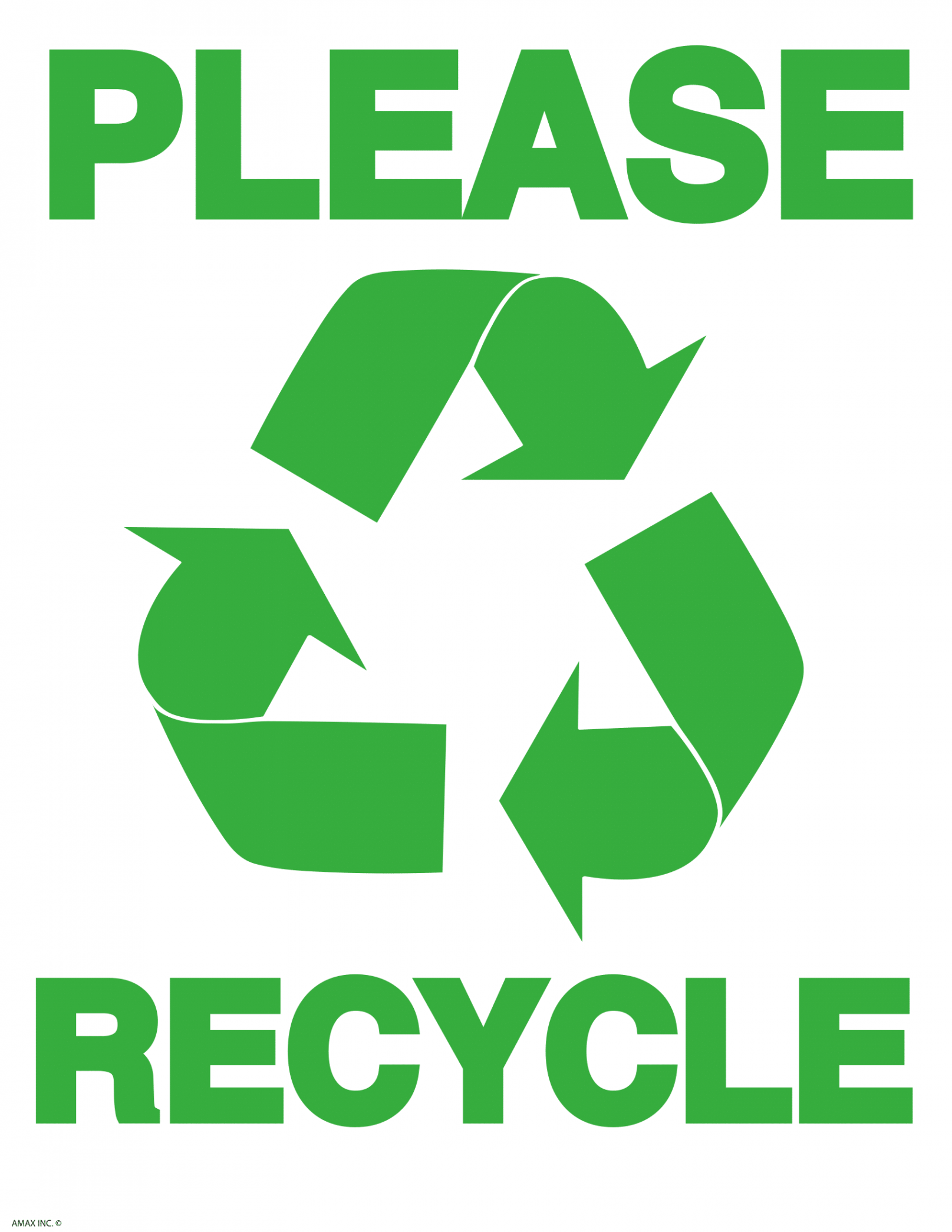 Recycling Signs  Poster Template