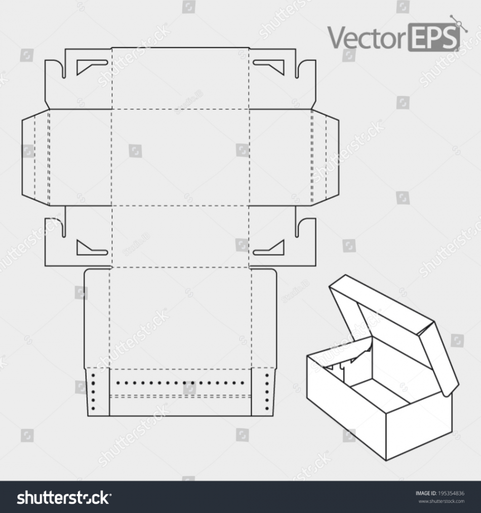 Shoe Box Stock Vector (Royalty Free)   Shutterstock