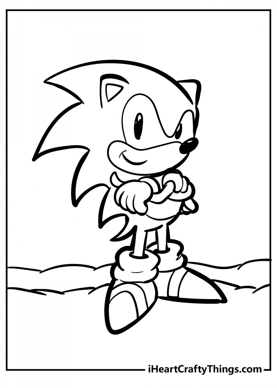 Sonic Coloring Pages (% Free Printables)