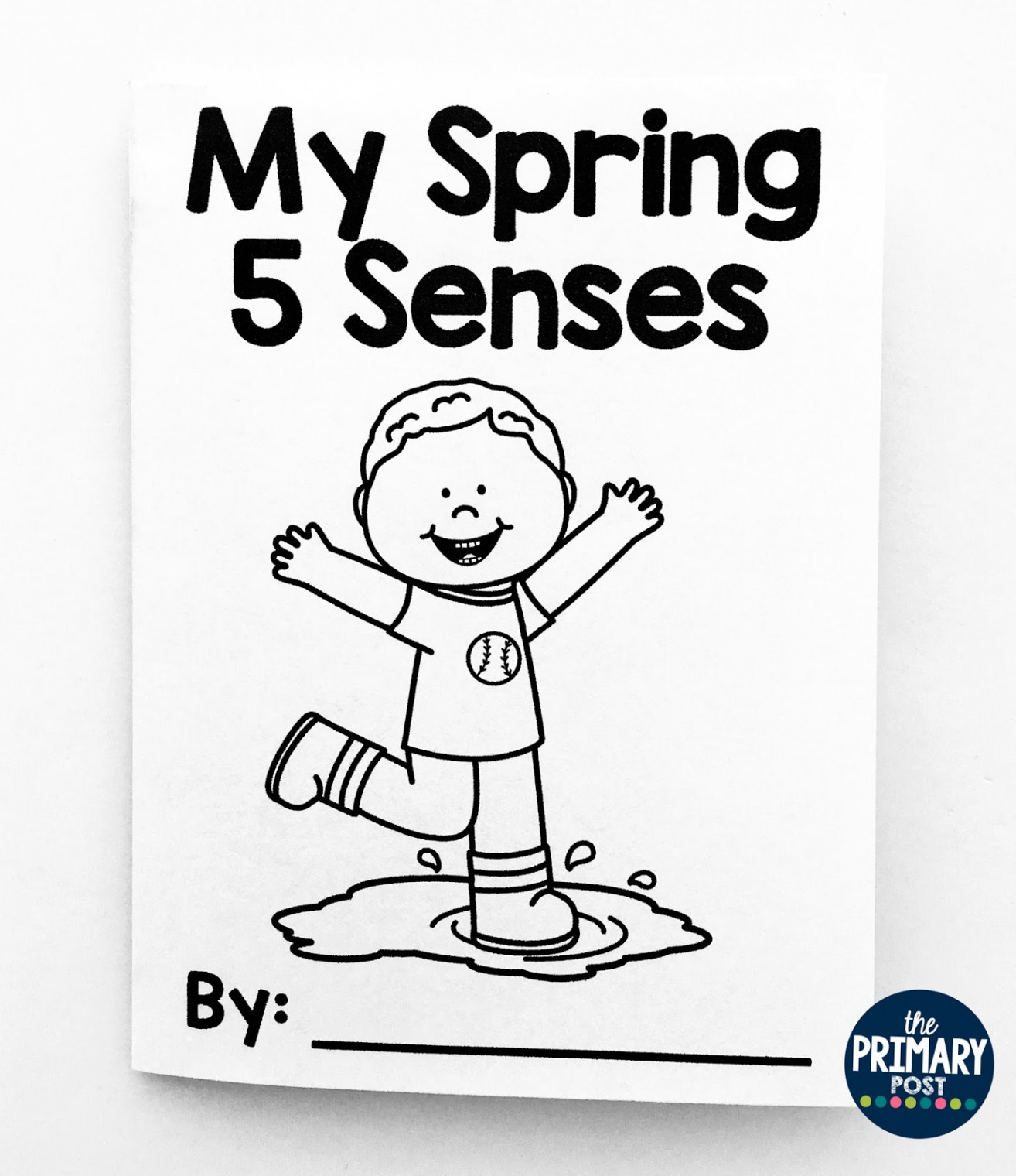 Spring  Senses Mini Book FREEBIE - The Primary Post