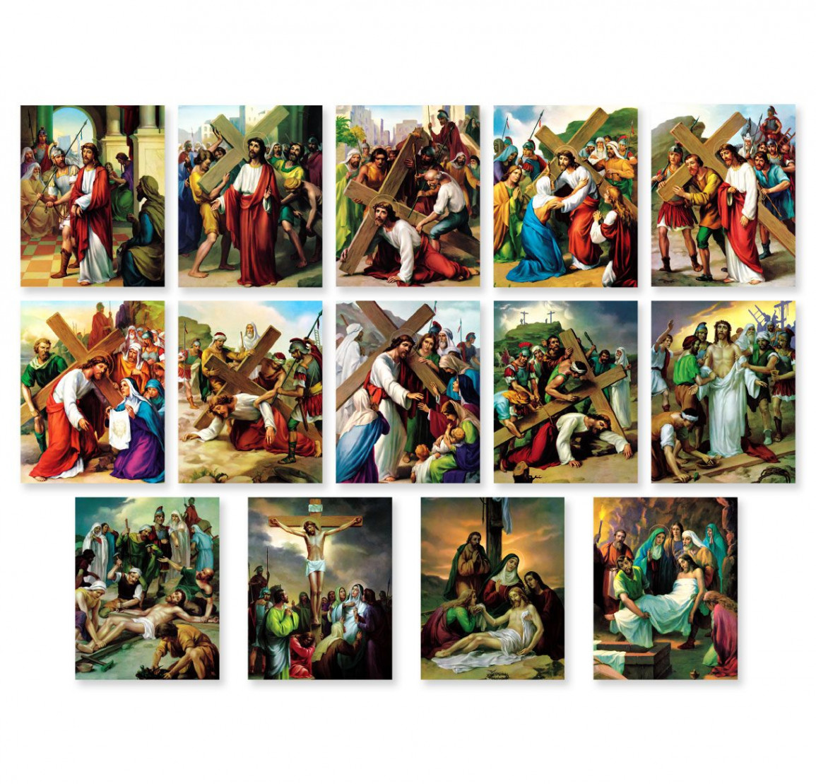 Stations of the Cross Poster Set of